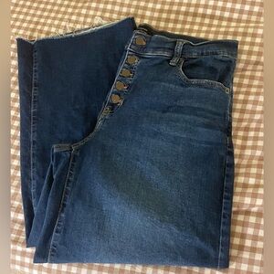 Banana Republic Wide Leg Crop Jeans